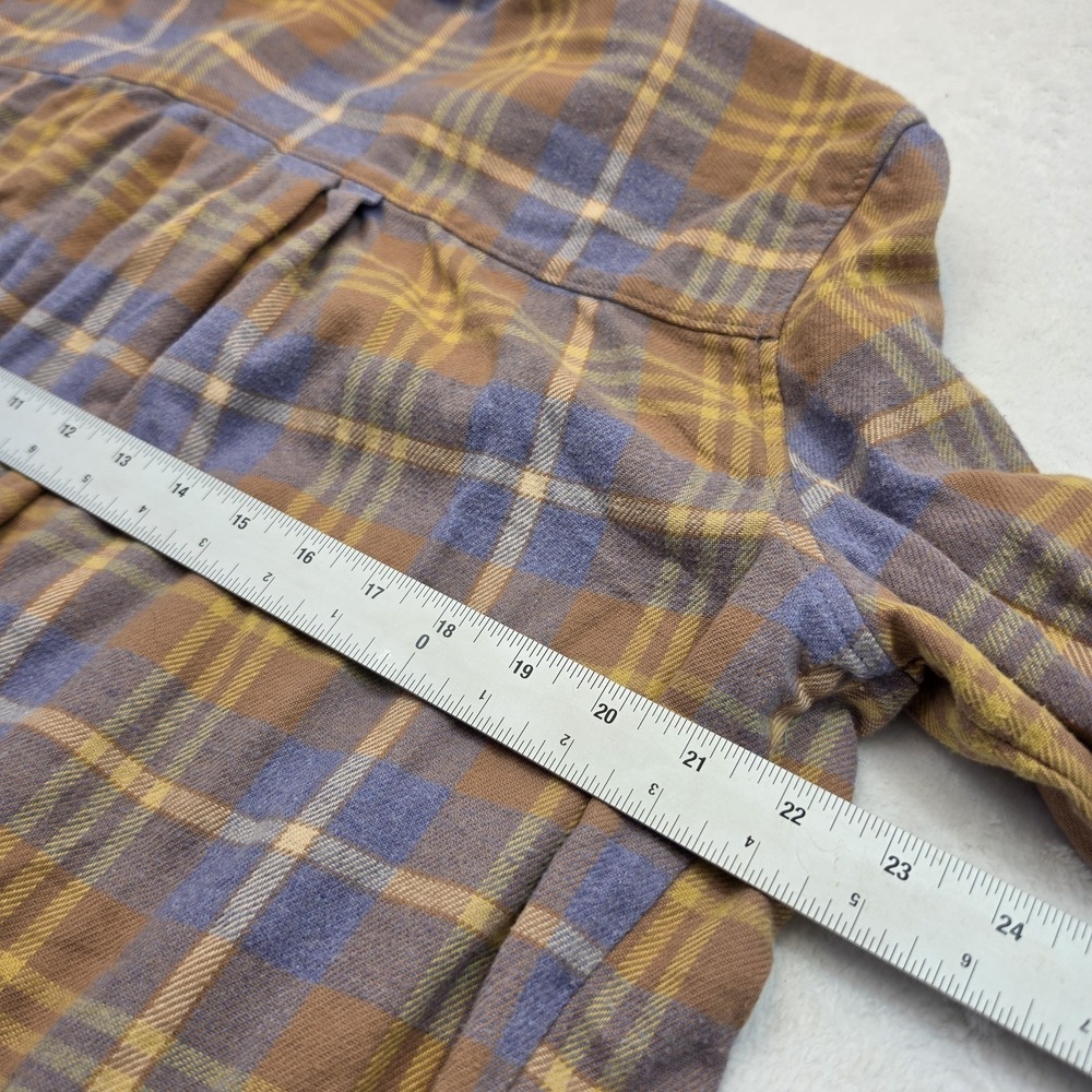 Madewell Womens Medium Plaid Flannel Button Up Shirt Long Sleeve Soft Casual M - Picture 7 of 8